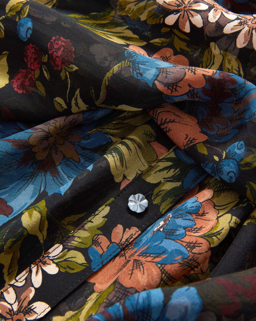 Veronica Beard Ashlynn Silk Blouse - Black Multi
