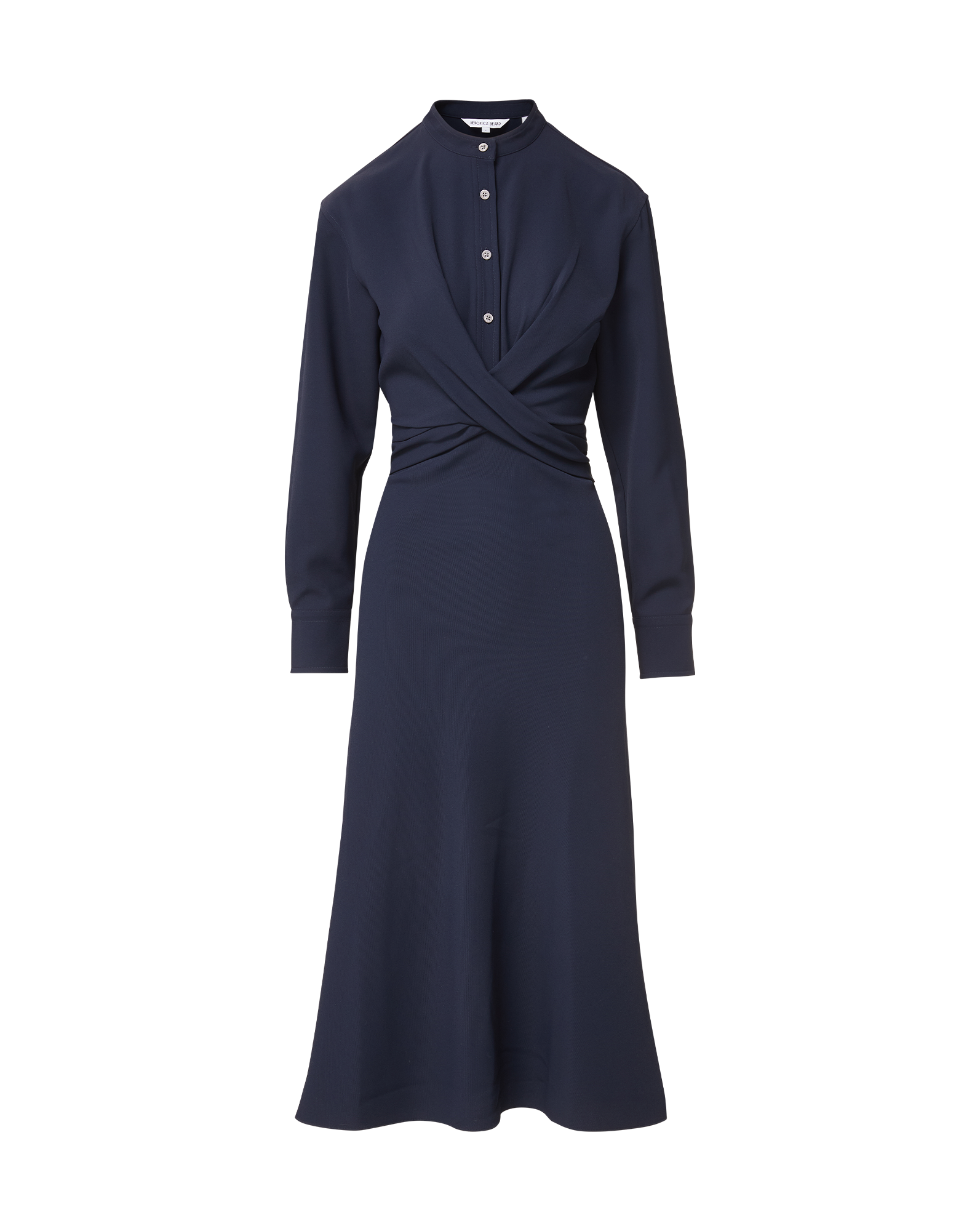 Veronica Beard Ellers Midi Shirtdress Dress | Navy | Size 00 Veronica Beard Ellers Midi Shirtdress Dress | Navy | Size 00