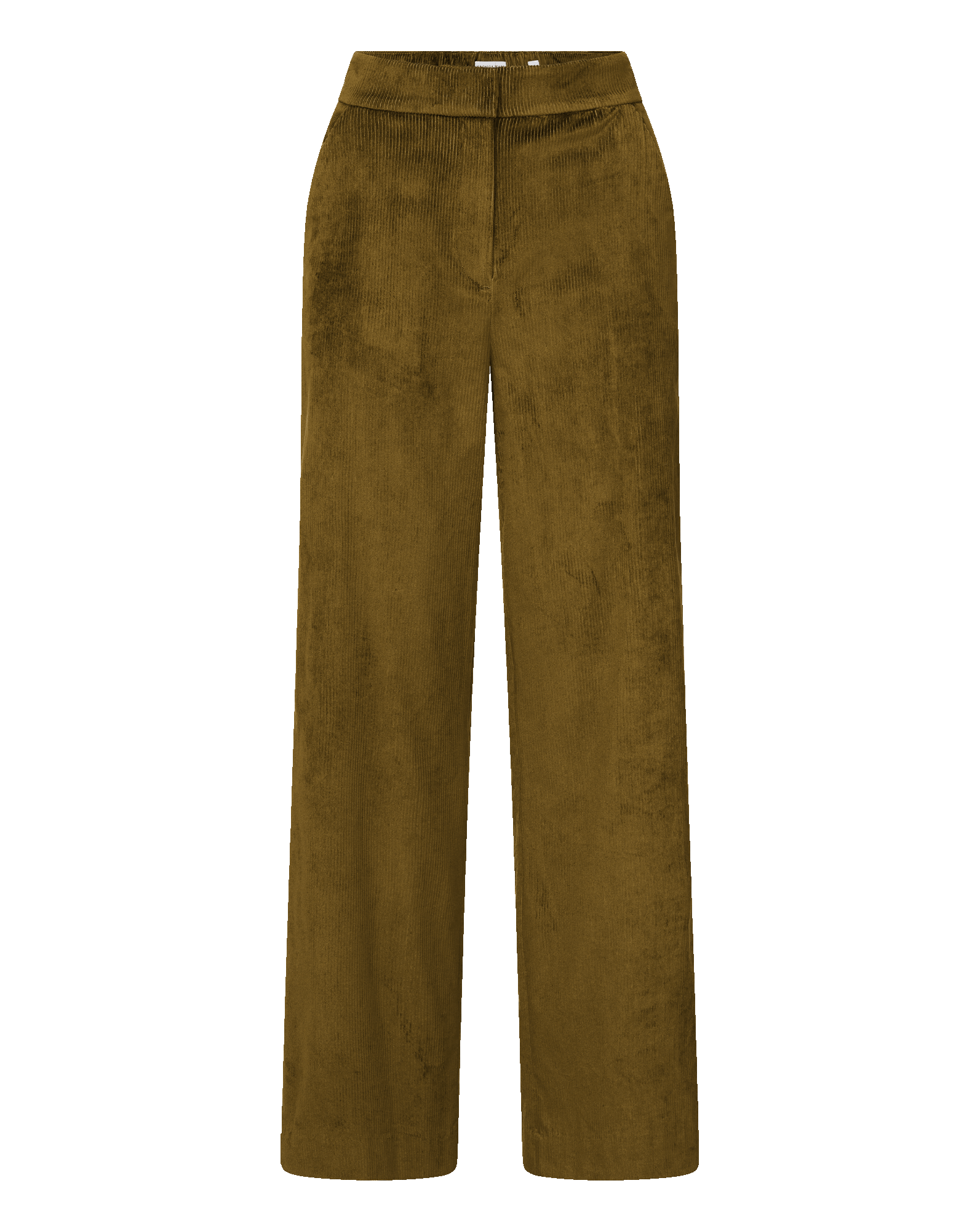 Grigore Corduroy Wide-Leg Pant in Moss Green | Veronica Beard
