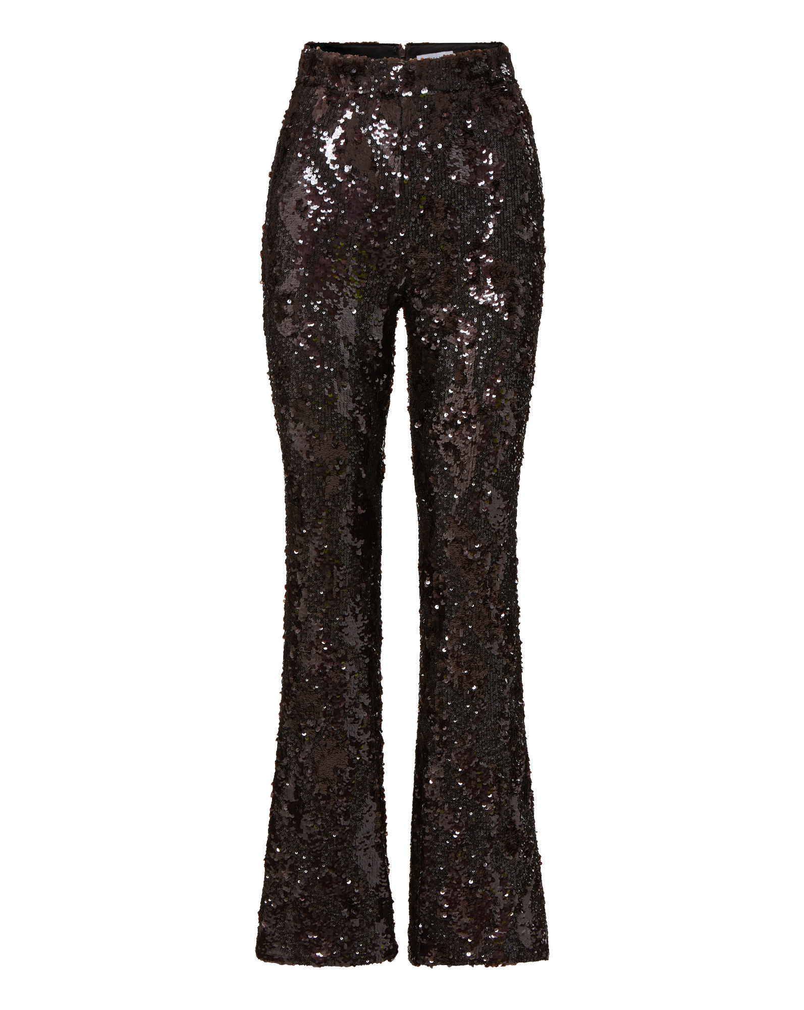 Veronica Beard Collier Sequin Skinny-Flare Pant - Dark Currant