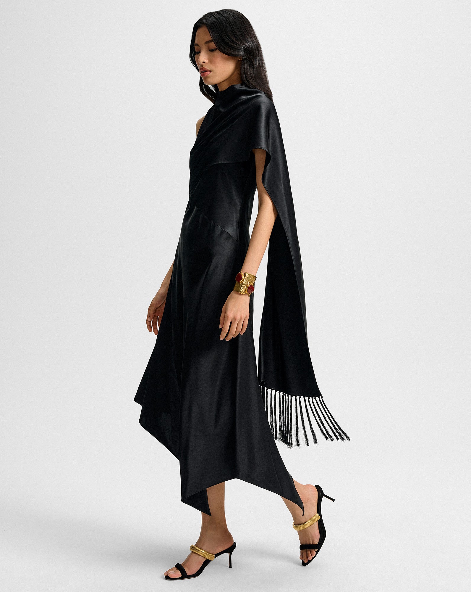 Veronica Beard Wyndham Silk Midi Dress | Black | Size 2 Veronica Beard Wyndham Silk Midi Dress | Black | Size 2