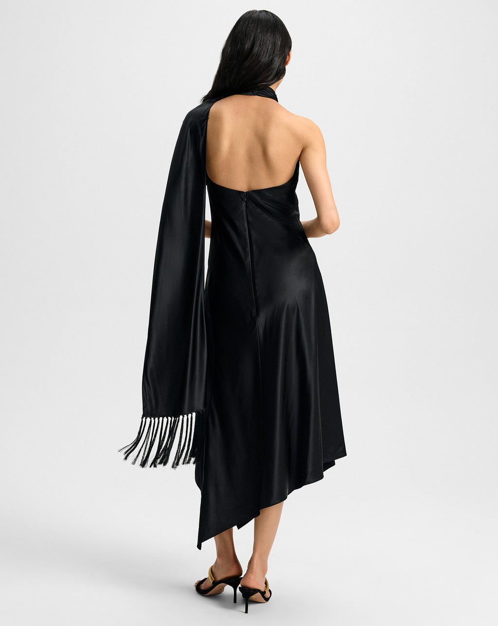 Veronica Beard Wyndham Silk Midi Dress | Black | Size 2 Veronica Beard Wyndham Silk Midi Dress | Black | Size 2
