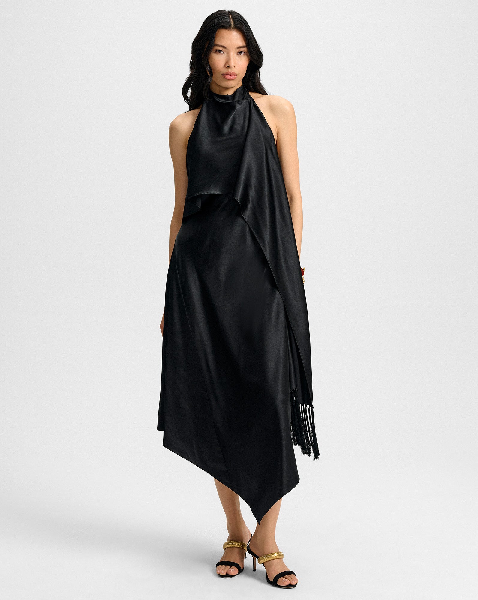 Veronica Beard Wyndham Silk Midi Dress | Black | Size 2 Veronica Beard Wyndham Silk Midi Dress | Black | Size 2