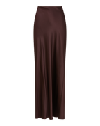 Veronica Beard Medina Silk Maxi Skirt - Dark Currant