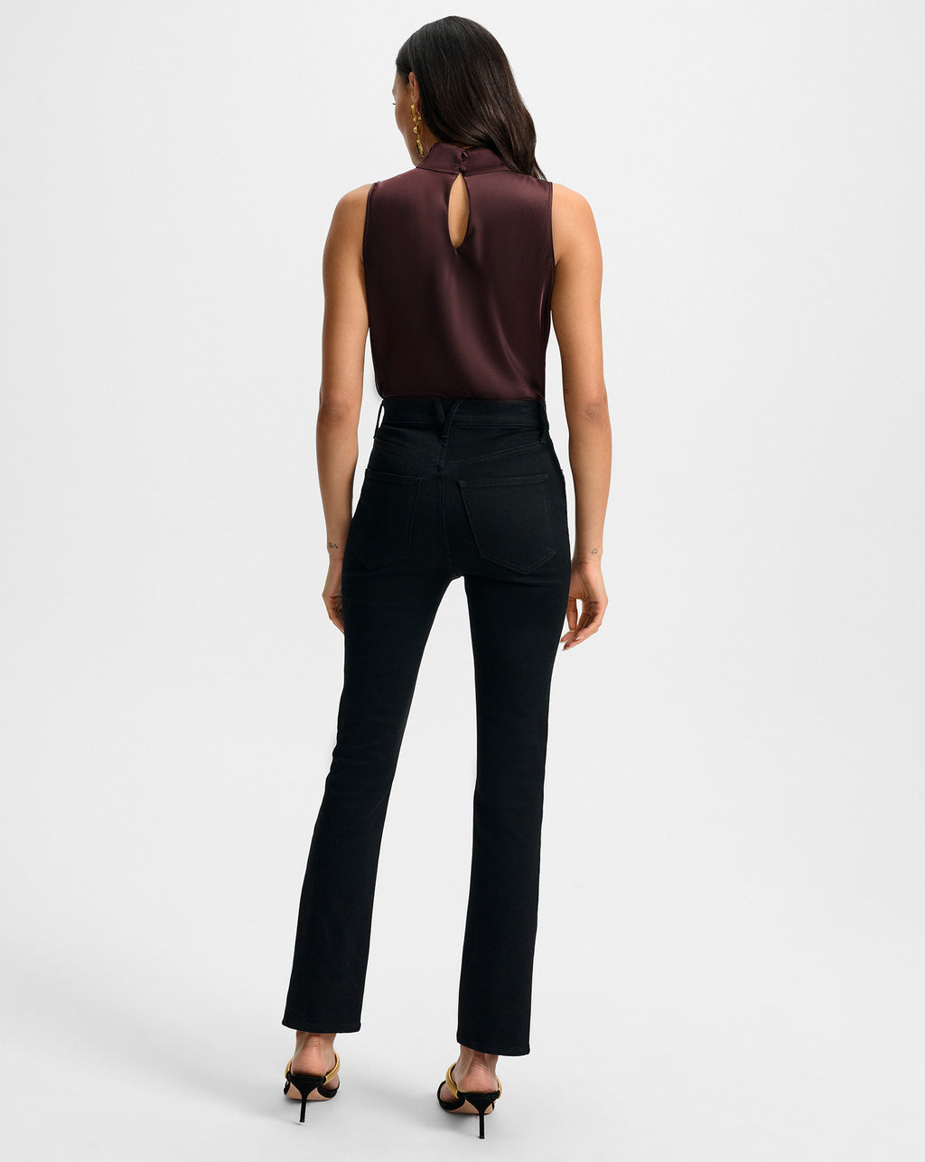 Veronica Beard Tam Silk Sleeveless Top - Dark Currant