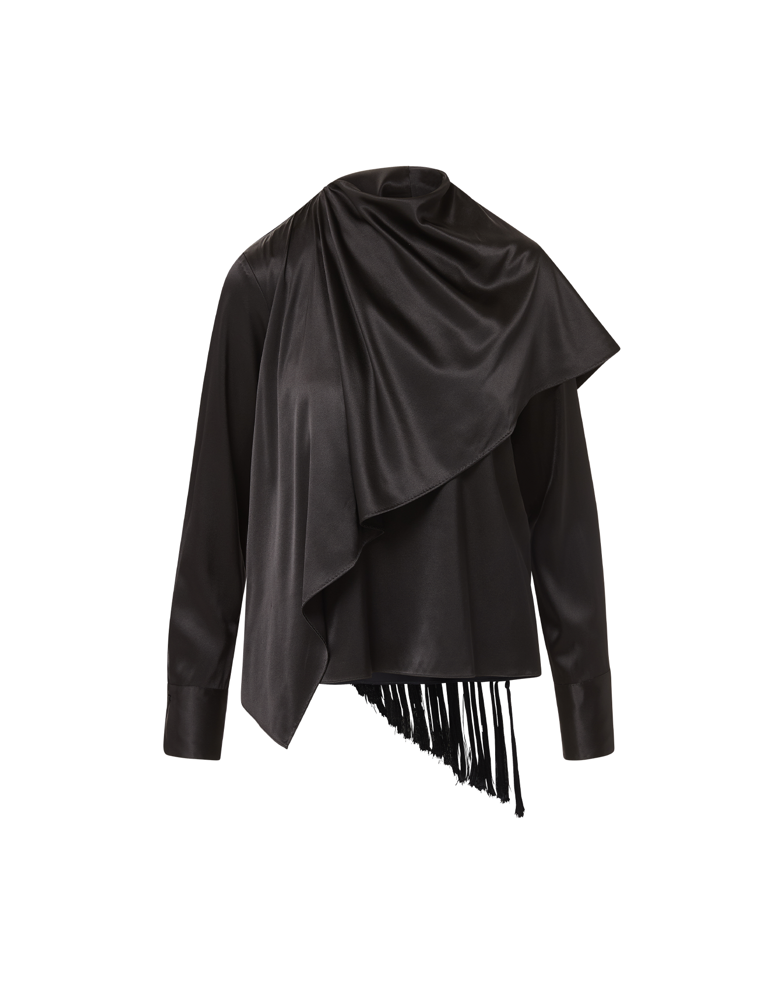 Veronica Beard Daleney Scarf Blouse - Black