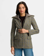 Veronica Beard Garrison Oversized Dickey Jacket - Moss Multi