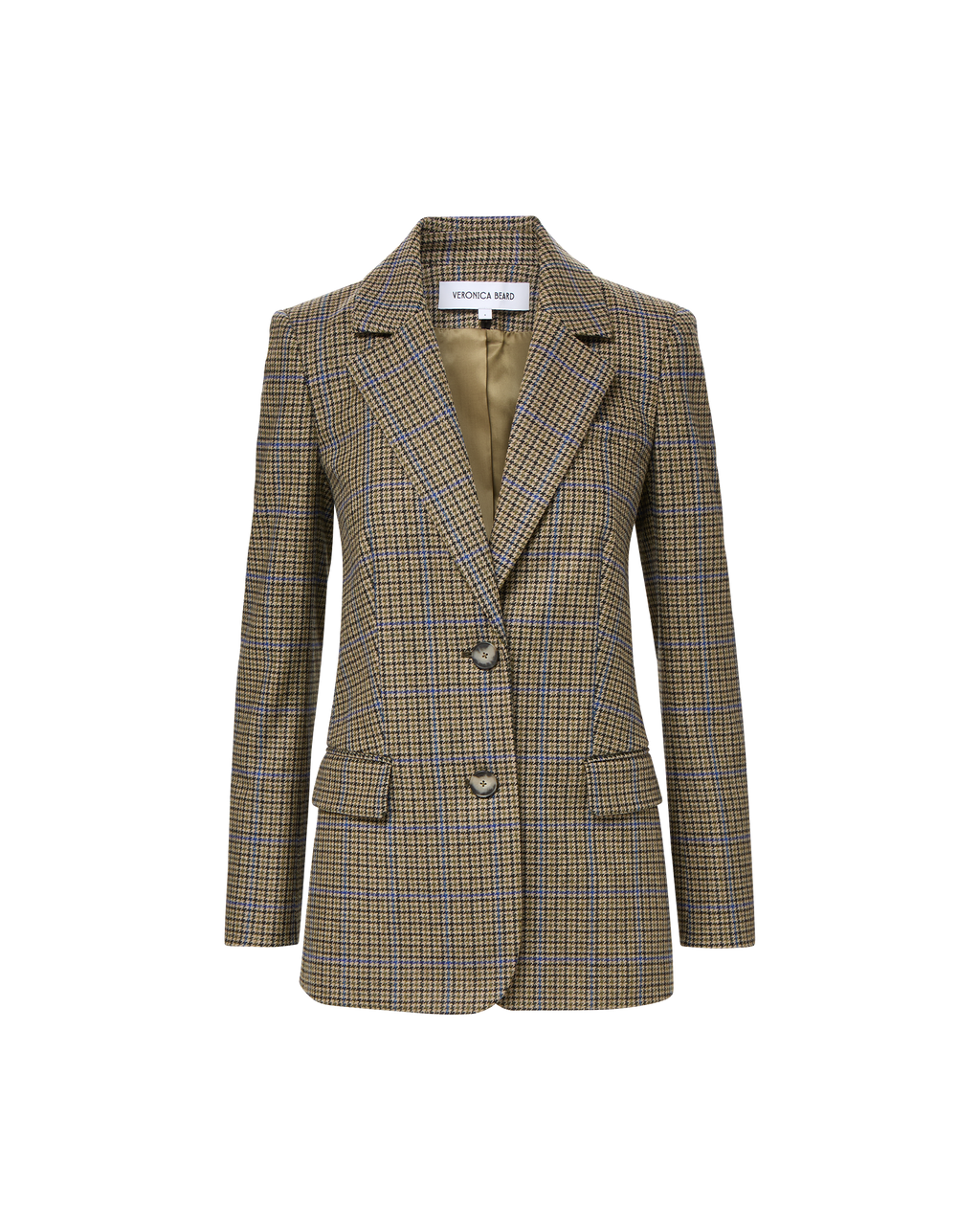 Veronica Beard Garrison Oversized Dickey Jacket - Moss Multi