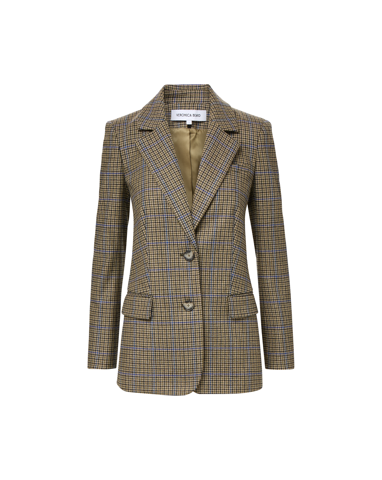 Veronica Beard Garrison Oversized Dickey Jacket - Moss Multi
