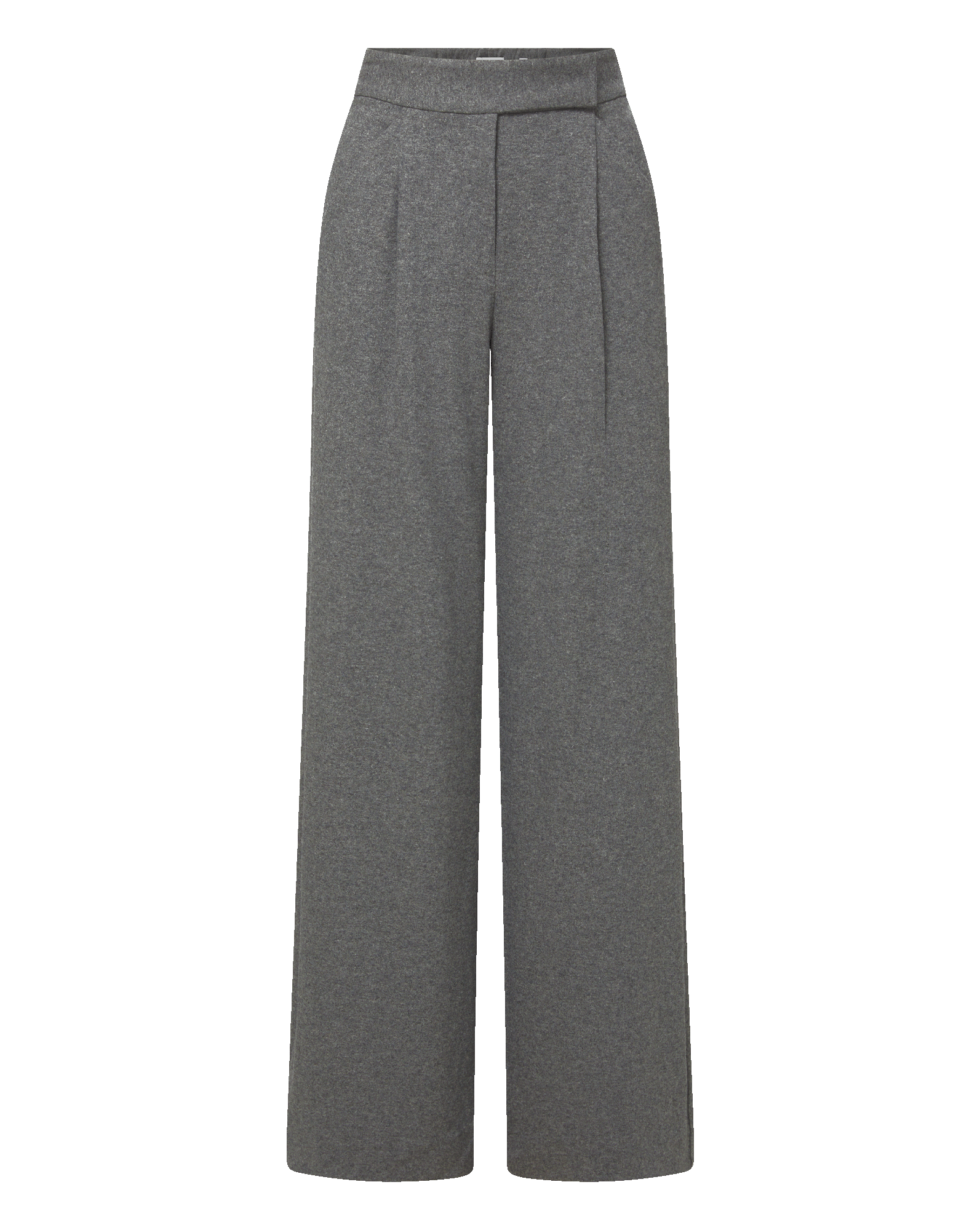 Veronica Beard Marbeau Wide-Leg Pant - Medium Heather Grey