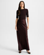 Veronica Beard Emil Cashmere Pullover - Dark Currant