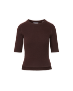 Veronica Beard Emil Cashmere Pullover - Dark Currant