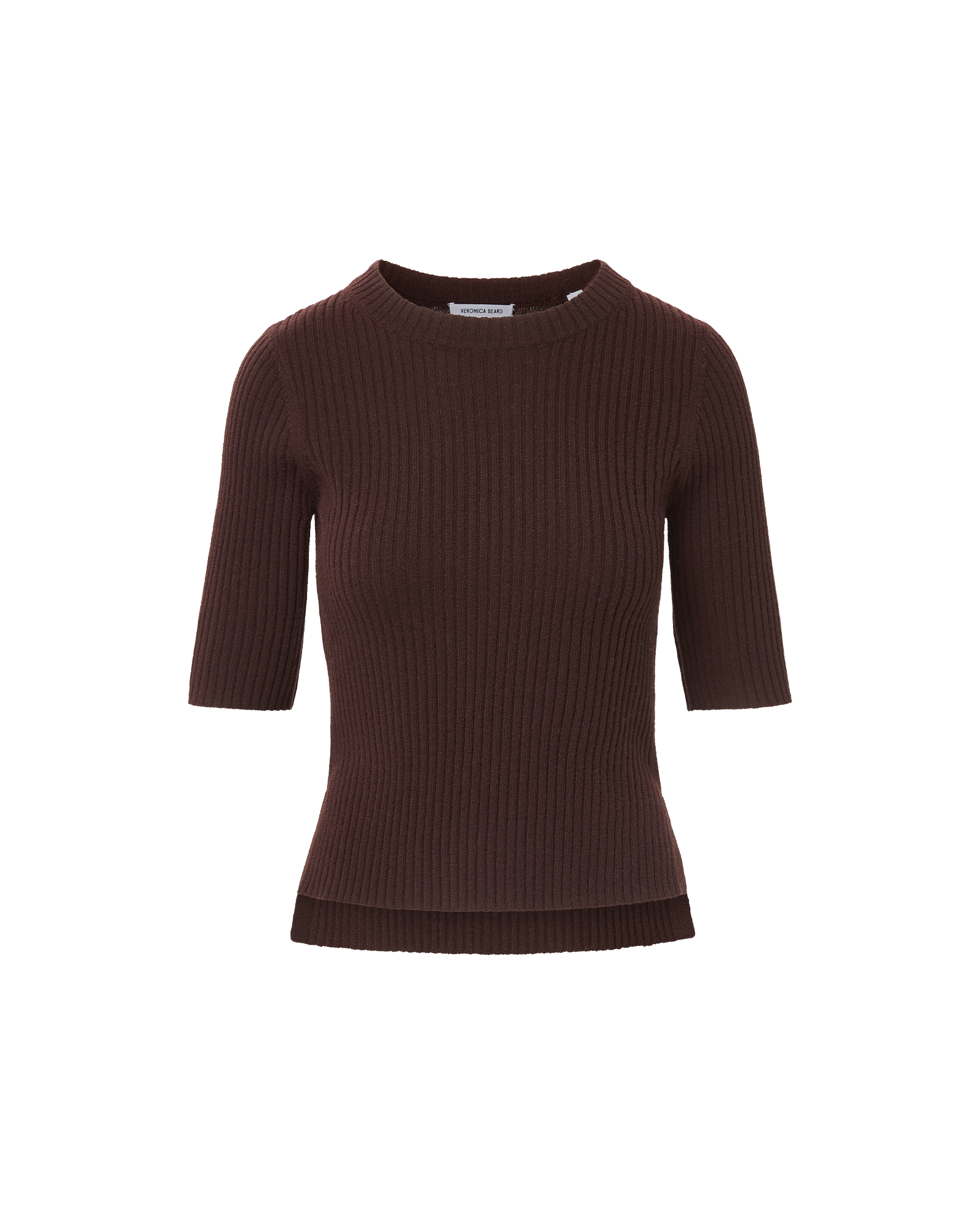 Emil Cashmere Pullover in Dark Currant | Veronica Beard