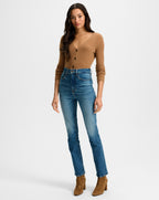 Veronica Beard Thelma Cashmere Cardigan - Dark Acorn Melange