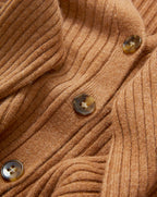 Veronica Beard Thelma Cashmere Cardigan - Dark Acorn Melange