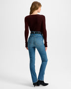 Veronica Beard Thelma Cashmere Cardigan - Dark Currant