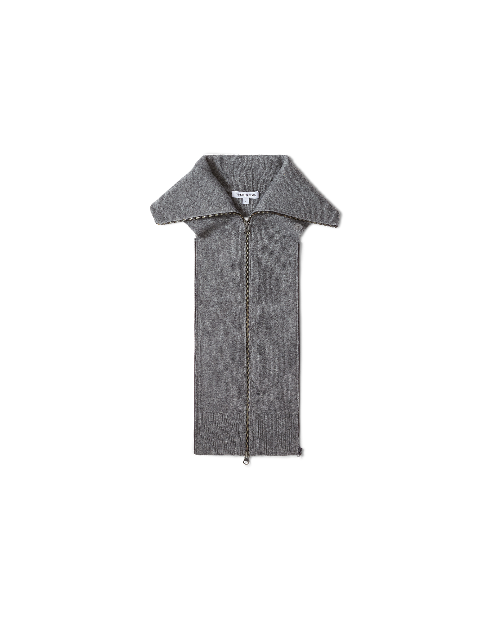 Veronica Beard Beach Cashmere Dickey Medium Heather Grey