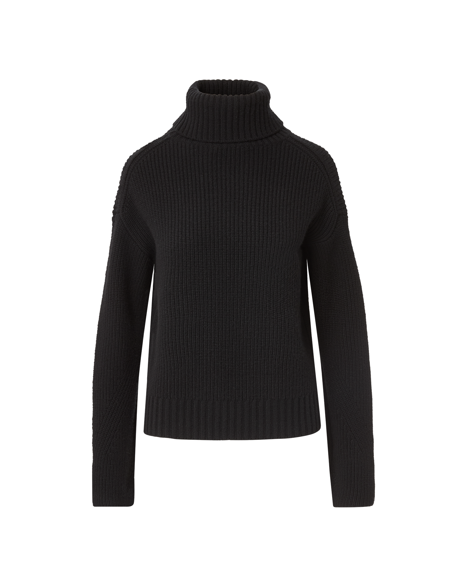 Veronica Beard Matilda Cashmere Turtleneck Sweater - Black