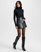 Veronica Beard Pavaline Mini Skirt - Black