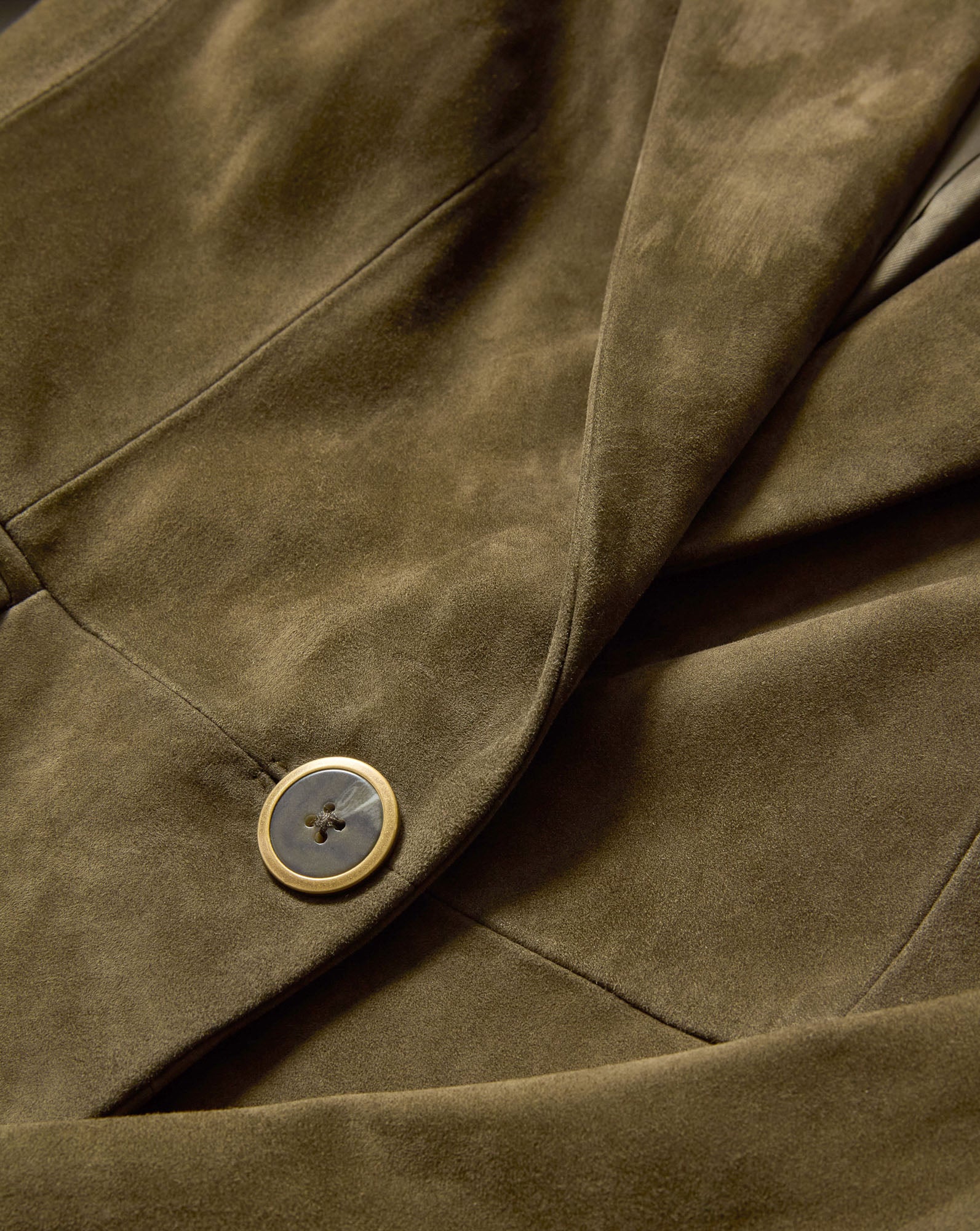 Veronica Beard Duane Suede Dickey Jacket - Cypress