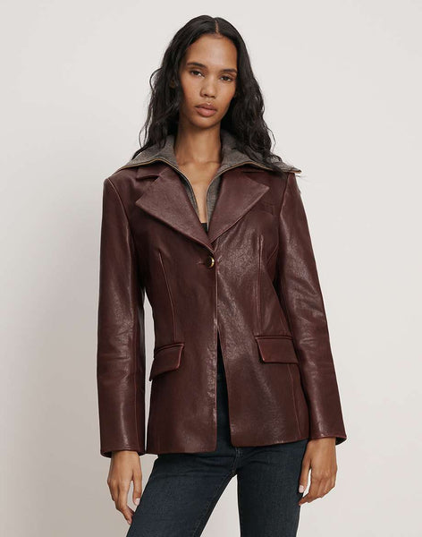 Veste Courte En Laine Roderick Charles - Vert à Carreaux - Taille 42 - Style Country