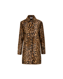 Veronica Beard Shelley Calf Hair Dickey Coat - Camel Multi