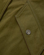 Veronica Beard Dietz Wax-Coated Field Coat - Army