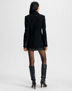 Veronica Beard Duran Wool Coat - Black