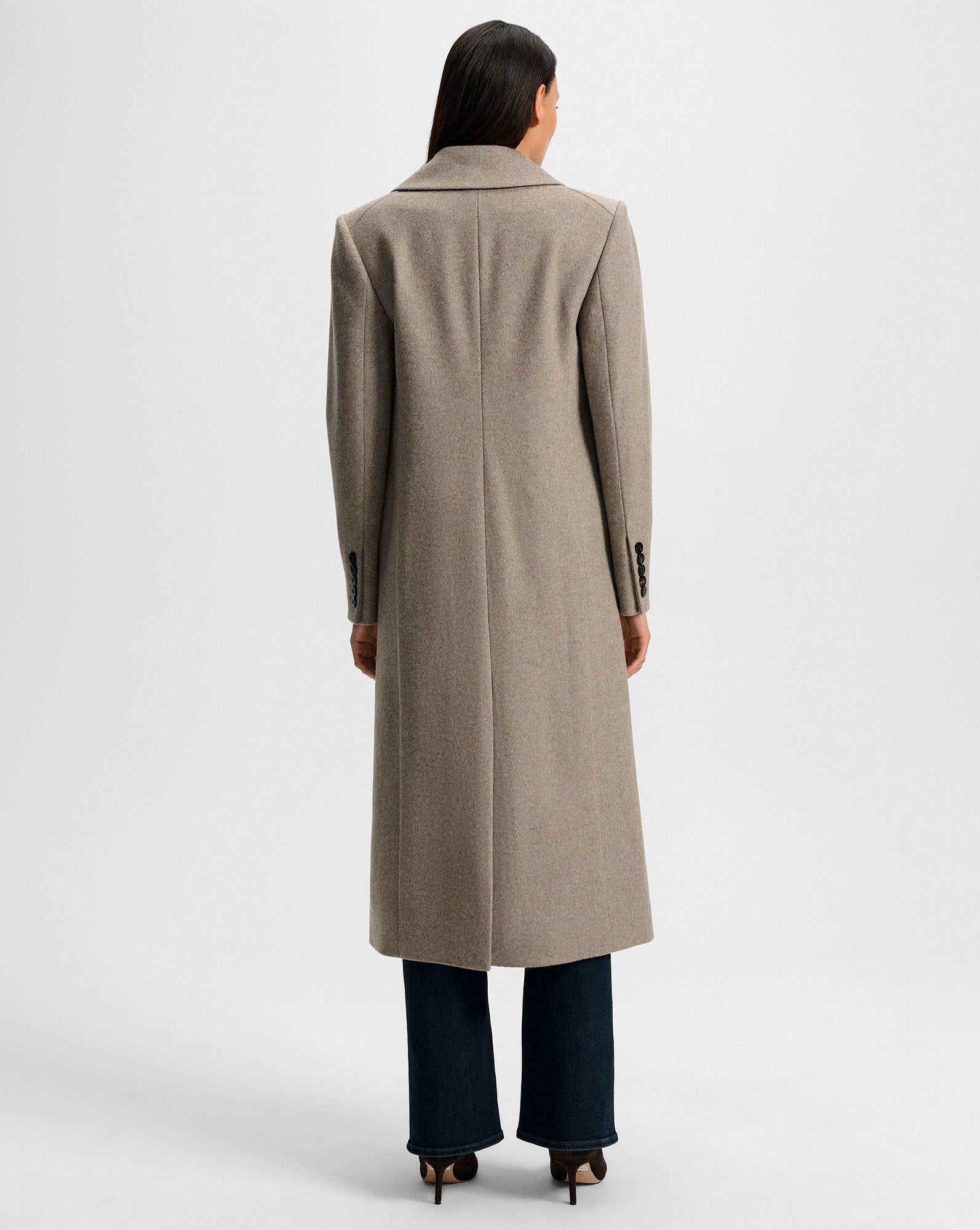 ジャケット・アウター ENFOLD Beige Cashmere Blend Chester Coat Wool Blend Chester Coat | Fall Outerwear | MUJI USA