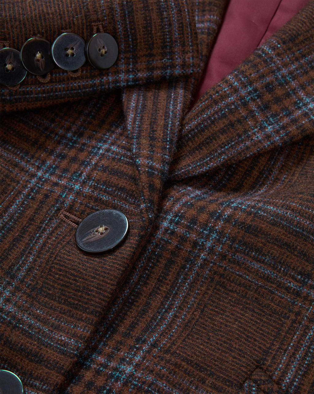 Veronica Beard Maci Plaid Dickey Jacket - Brown Multi