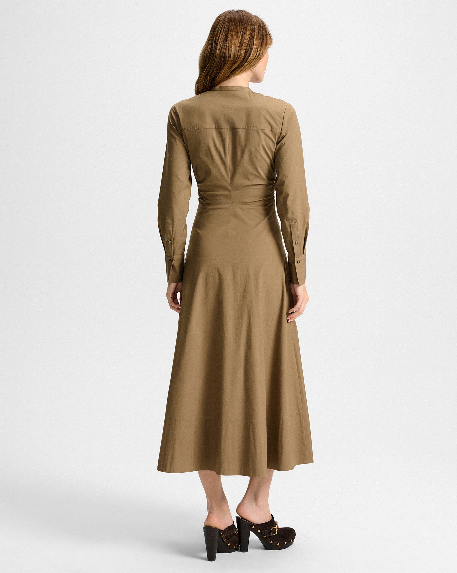 Veronica Beard Honora Midi Shirtdress | Lichen | Size 6 Veronica Beard Honora Midi Shirtdress | Lichen | Size 6