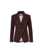 Veronica Beard Miller Dickey Jacket - Dark Currant