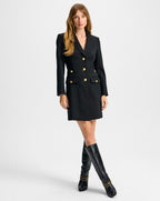 Veronica Beard Walsh Blazer Mini Dress - Black