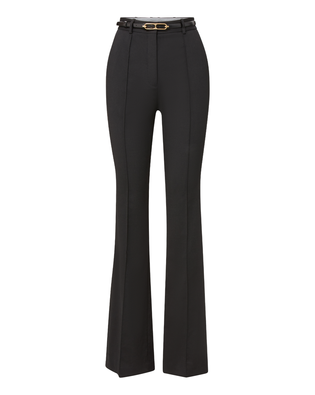 Veronica Beard Gracie Belted Flare Pant - Black