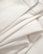 Veronica Beard Robinne Wide-Leg Pant - Dove White
