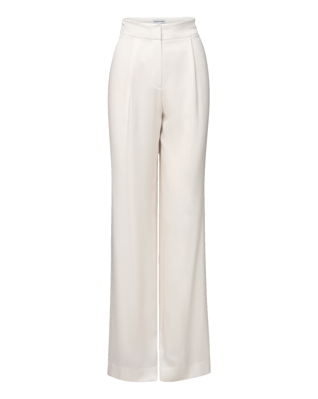 Veronica Beard Robinne Wide-Leg Pant - Dove White