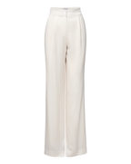 Veronica Beard Robinne Wide-Leg Pant - Dove White