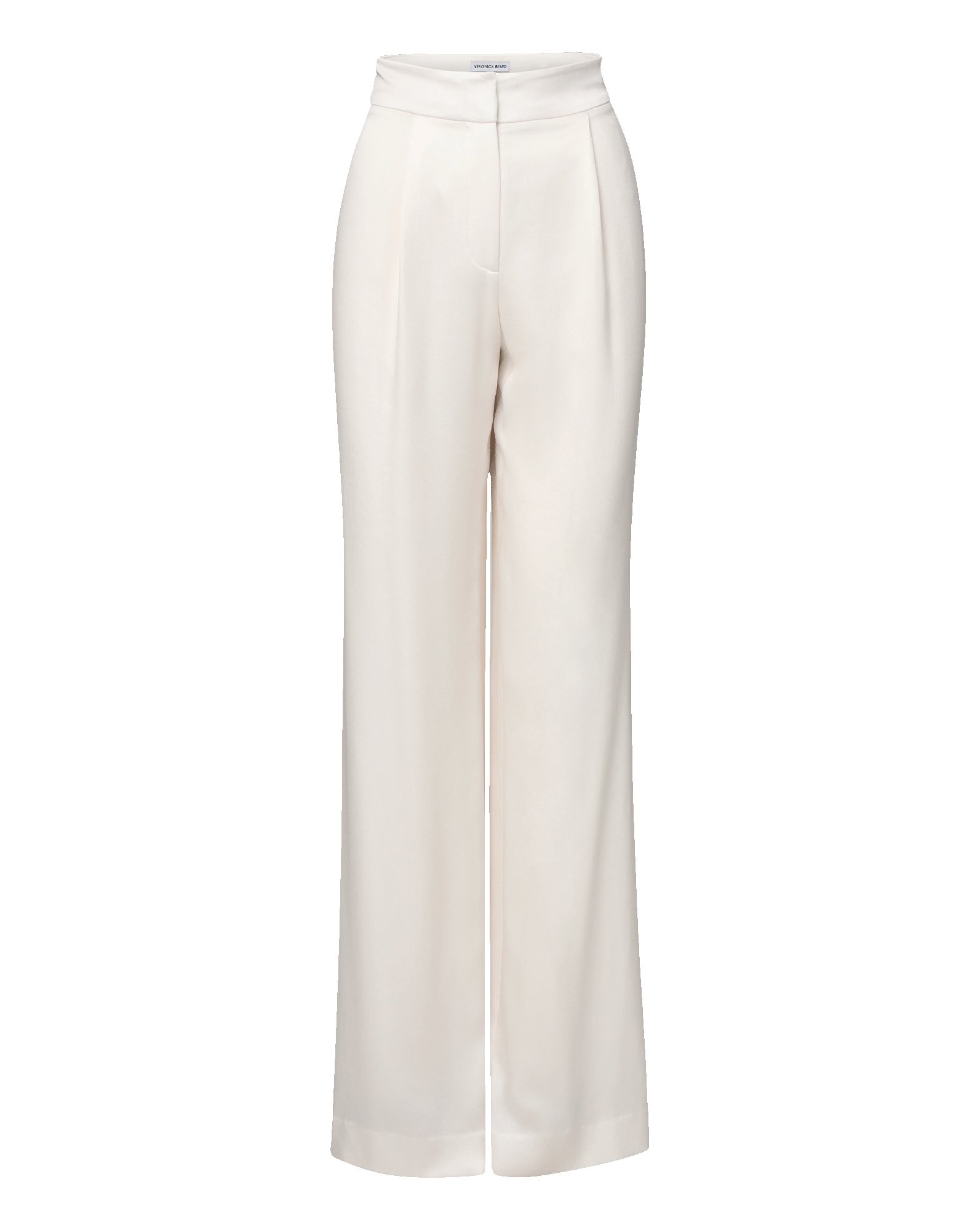 Veronica Beard Robinne Wide-Leg Pant - Dove White