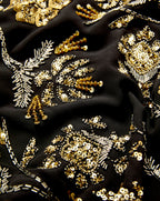 Veronica Beard Medina Floral-Embellished Maxi Skirt - Black