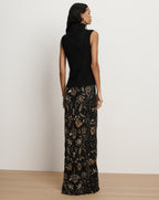 Veronica Beard Mazzy Brushed Cashmere Sleeveless Sweater - Black