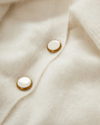 Veronica Beard Solene Brushed Cashmere Cardigan - Ivory