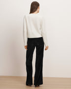 Veronica Beard Solene Brushed Cashmere Cardigan - Ivory