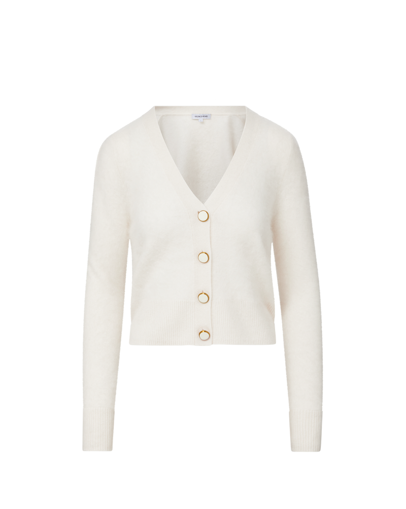 Daro Cashmere Cardigan in Pink Petal | Veronica Beard