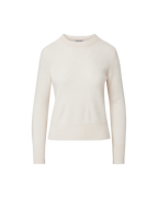 Veronica Beard Pippen Brushed Cashmere Pullover - Ivory