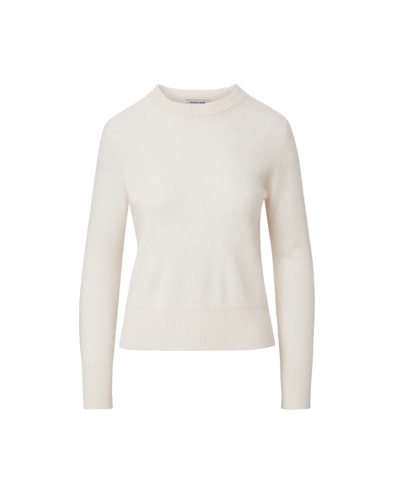 Daro Embroidered Cashmere Cardigan in Ivory | Veronica Beard
