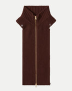 Veronica Beard Chalmers Cashmere Dickey - Raisin