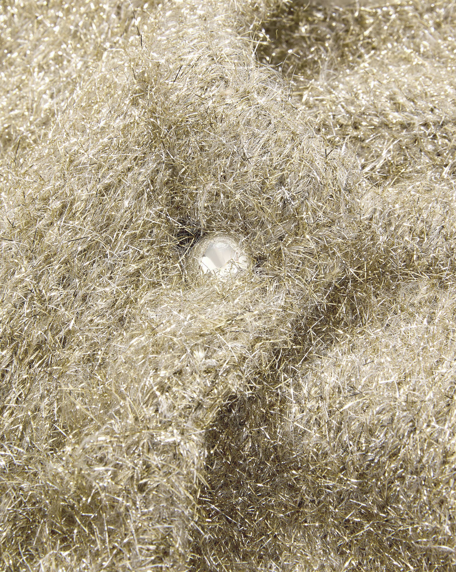 Rozan Metallic Knit Jacket in Gold | Veronica Beard