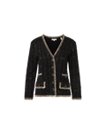 Veronica Beard Ceriani Tweed Jacket Black