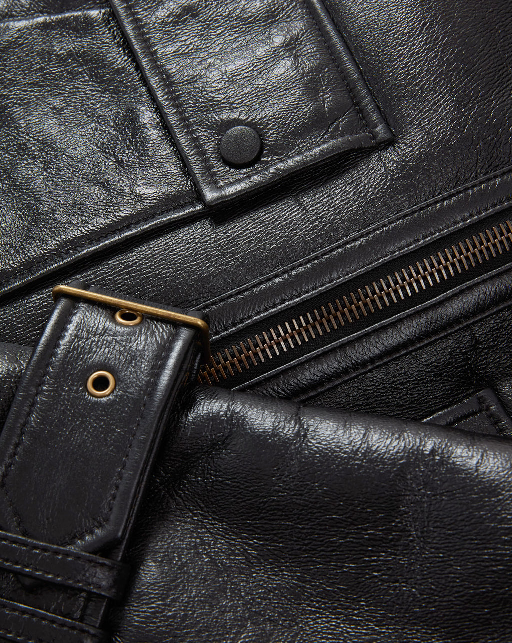 Veronica Beard Danika Shearling Jacket - Shiny Black
