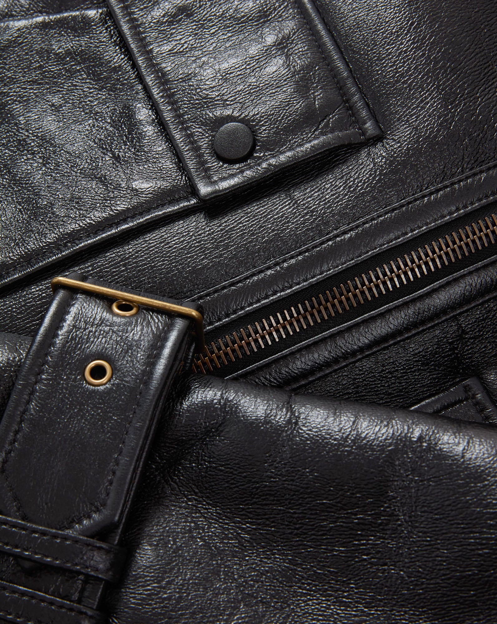 Veronica Beard Danika Shearling Jacket - Shiny Black